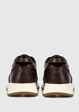 Kahve Deri Erkek Sneaker