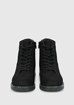 Siyah Deri Kadın Bot