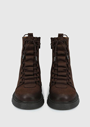 Kahve Deri Kadın Bot