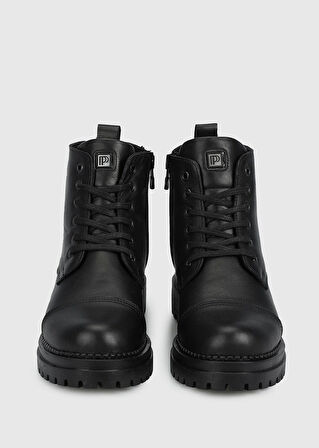 Siyah Deri Kadın Bot