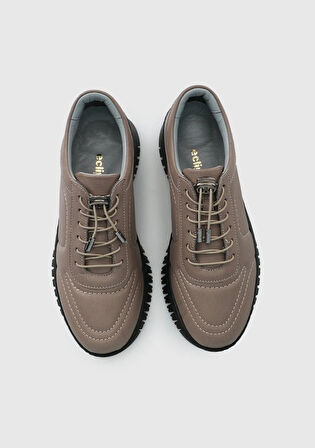 Vizon Deri Kadın Ayakkabı