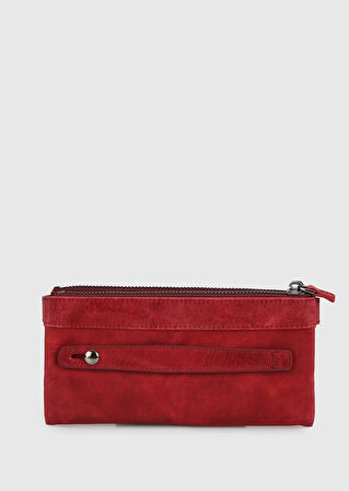 Bordo  Carrera CAR004 Bordo Hakiki Deri Cüzdan