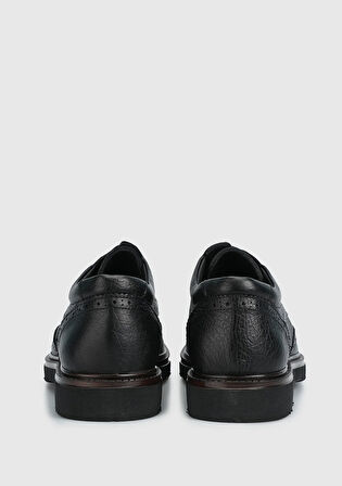 Siyah Deri Erkek Ayakkabı