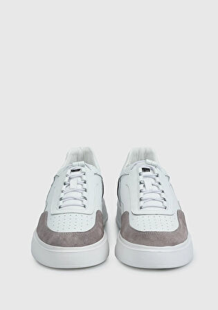 Beyaz Deri Erkek Sneaker