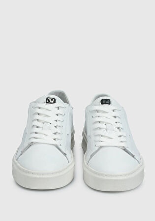 Beyaz Deri Erkek Sneaker
