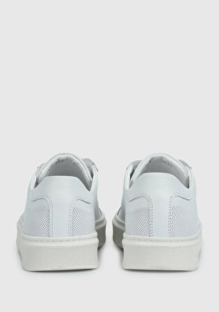 Beyaz Deri Erkek Sneaker