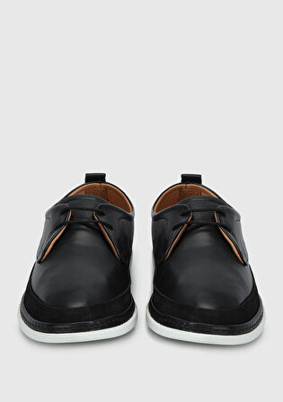Siyah Deri Erkek Ayakkabı