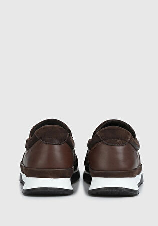 Kahve Deri Erkek Sneaker