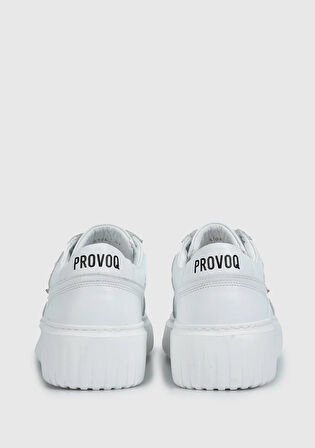 Beyaz Deri Erkek Sneaker