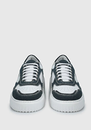 Mavi Deri Erkek Sneaker