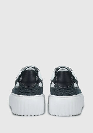 Mavi Deri Erkek Sneaker