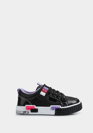 Siyah Kız Çocuk Sneaker