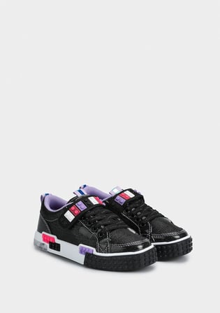 Siyah Kız Çocuk Sneaker
