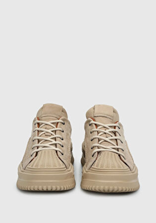 Bej Deri Erkek Ayakkabı