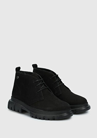 Siyah Deri Kadın Bot