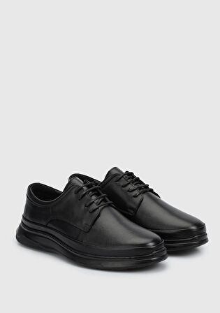 Siyah Deri Erkek Ayakkabı