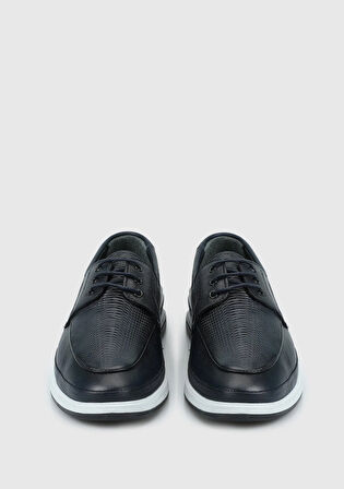 Lacivert Deri Erkek Ayakkabı