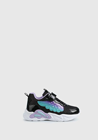 Siyah Kız Çocuk Sneaker