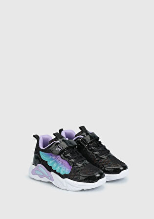 Siyah Kız Çocuk Sneaker
