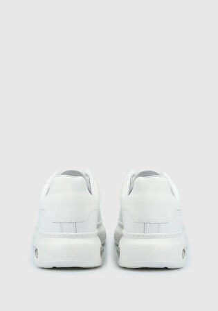 Beyaz Deri Erkek Sneaker
