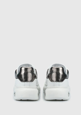 Beyaz Deri Kadın Sneaker