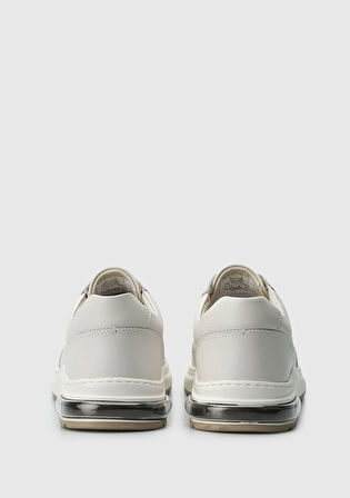 Beyaz Deri Erkek Sneaker