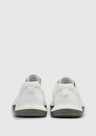 Beyaz Deri Erkek Sneaker