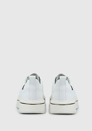 Beyaz Deri Erkek Sneaker