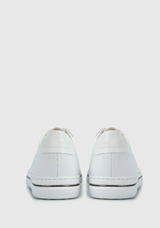 Beyaz Deri Erkek Sneaker