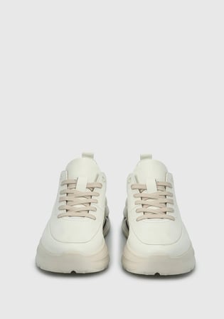 Beyaz Deri Erkek Sneaker