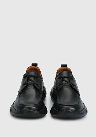 Siyah Deri Erkek Ayakkabı