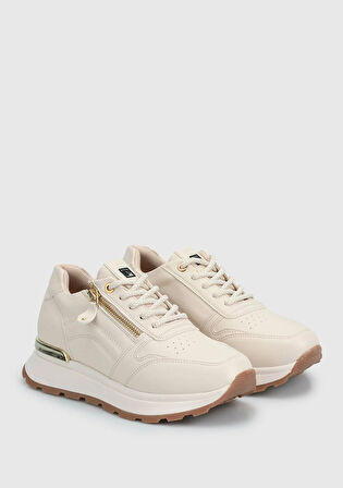 Bej Kadın Sneaker