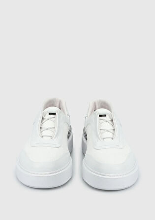 Beyaz Deri Erkek Ayakkabı