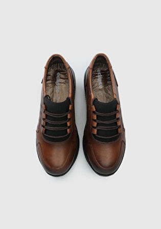 Taba Deri Kadın Ayakkabı