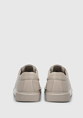 Vizon Deri Kadın Sneaker
