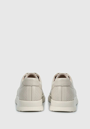 Bej Deri Kadın Ayakkabı