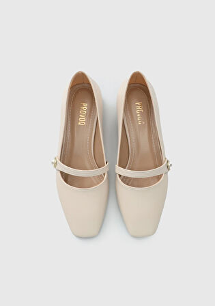 Bej Kadın Ayakkabı