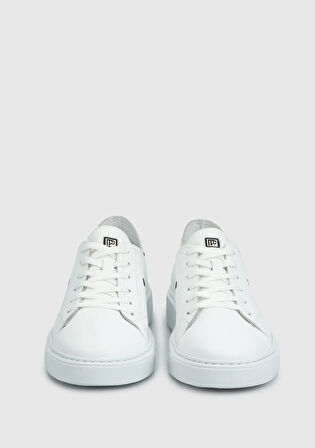 Beyaz Deri Erkek Ayakkabı