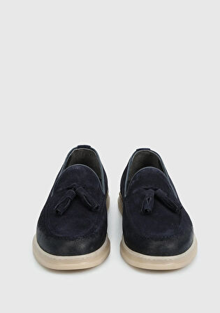 Lacivert Deri Erkek Ayakkabı