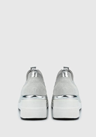 Beyaz Deri Kadın Sneaker