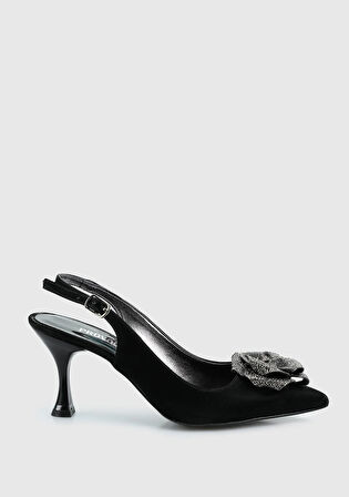 Siyah Kadın Stiletto