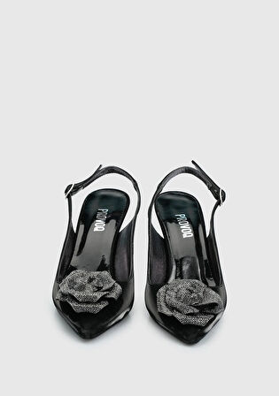 Siyah Kadın Stiletto
