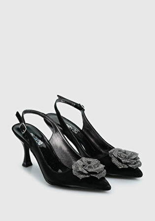 Siyah Kadın Stiletto