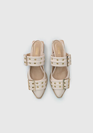 Bej Kadın Ayakkabı