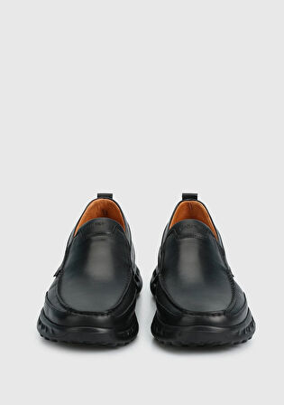 Siyah Deri Erkek Ayakkabı