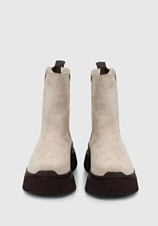 Bej Kadın Bootie