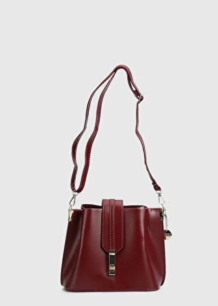 Bordo Kadın Çapraz Çanta