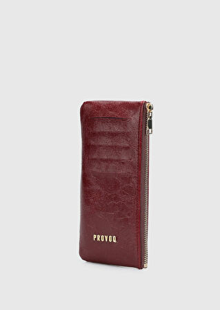 Bordo  Provoq AD1024 Zeyna Bordo Cüzdan