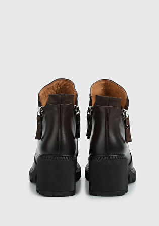 Kahve Deri Kadın Bot