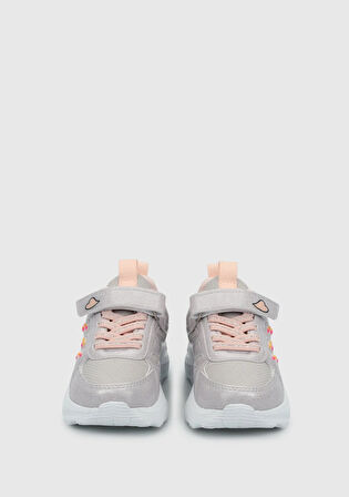 Gümüş Kız Çocuk Sneaker